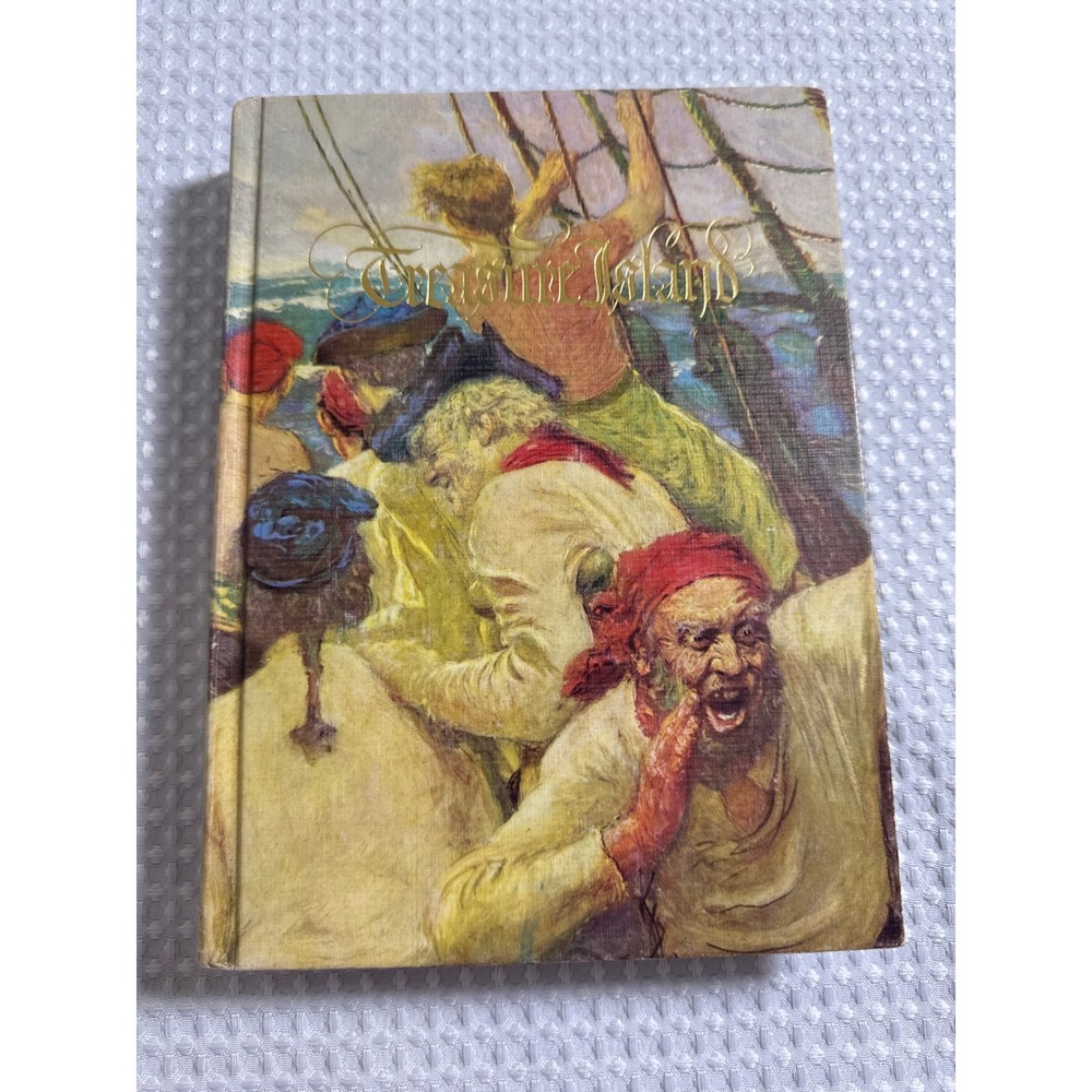 Grosset &‎ Dunlap Treasure Island Hardcover Book Illustrated Junior Library New